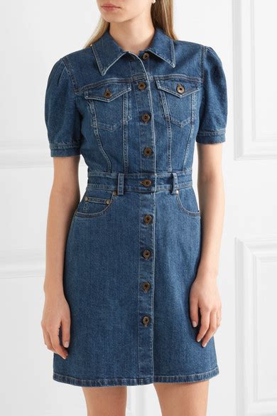 miu miu denim jeans|miu denim mini dress.